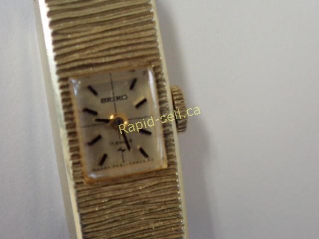 Vintage Seiko 17 Jewels ladies' Gold Plate Watch | David Moore & Associates  Inc.