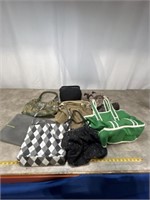 Hand bags, laptop cover, and scunci bag
