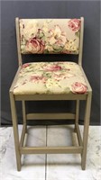 Counter Bar Stool Fabric Padded Seat / Back