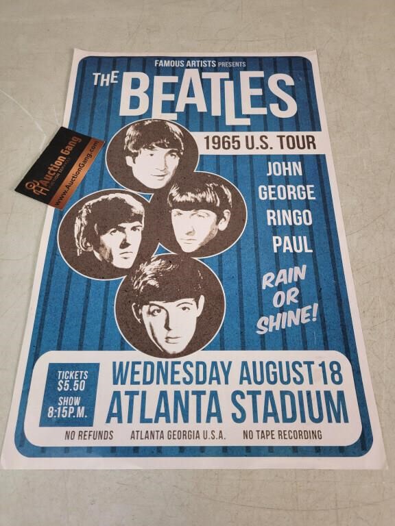 The Beatles Advertisement 1965 11" × 17"