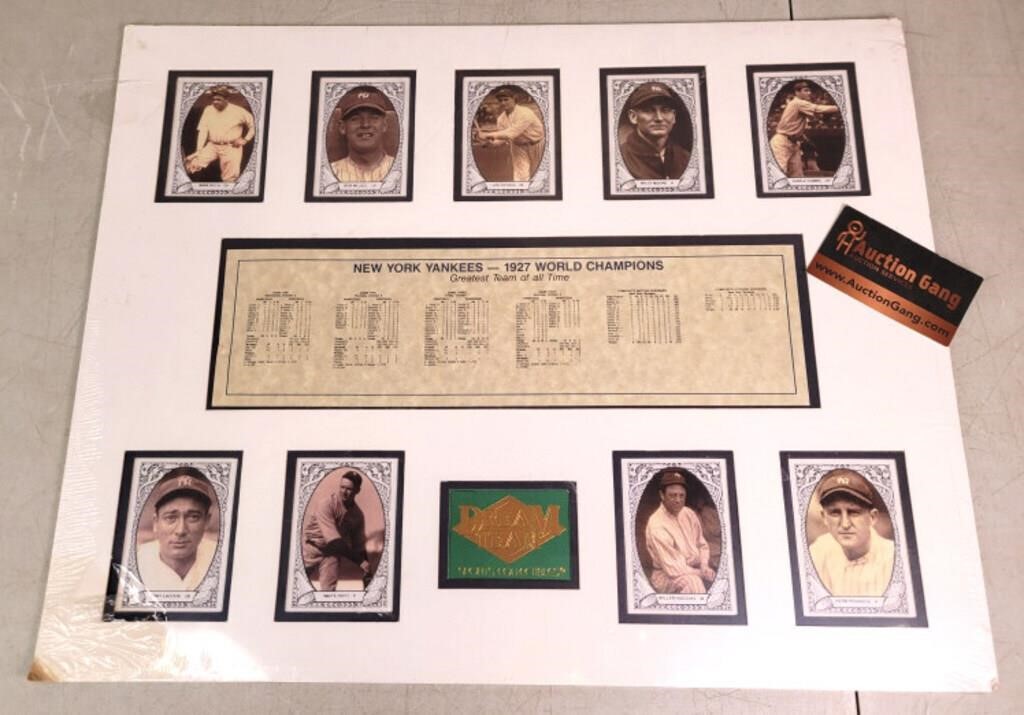 New York Yankees 1927 World Champions 20" × 16"