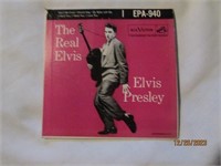 Record 7" Elvis Presley The Real Elvis Cardboard