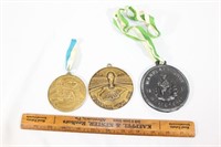 Three metal medals-Winterbach 1896,