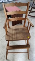 Wooden High Chair