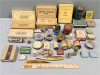 Medical Tins & Boxes Advertising Lot Collection