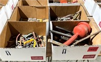 4 Boxes-Asstd Tools(Box Knives, Pliers,