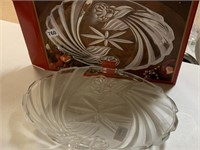 GORHAM CRYSTAL SERVING TRAY