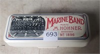 "Marine Band" Harmonica by Hohner with Box