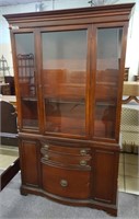 Antique china cabinet, 40" wide by 72" tall