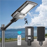 Solar Street Lights Outdoor, 12500LM LED Solar