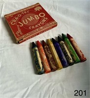Unused Vintage Cra-O-Tec Box of Jumbo Crayons – No