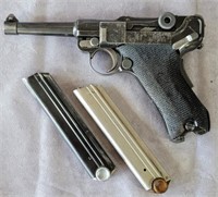 Luger Model P-08 Semi Auto Pistol 9mm Parabellum