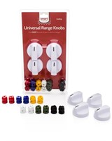 $25  Universal Gas/Electric Range Knob Kit (White)