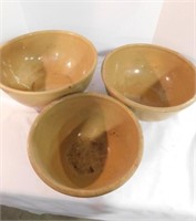 Large Crock Nesting Bowls