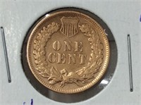 1906 Usa 1 Cent Indian Head Au