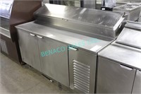 1X, 66" S/C 2 DR COLD PREP TABLE