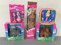 Barbie Ornaments, Pets, etc w/Barbie in Leather