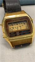 Vintage Caravelle Bulova LCD Alarm Watch
