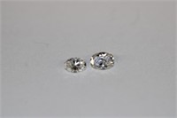 2 Loose Oval Diamonds .61cttw VS-SI, G-H color