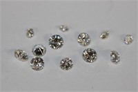 Parcel of Round loose diamonds, 1.35cttw good