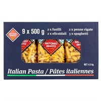9-Pk Antonio Amato Pasta Variety Pack, 500 g