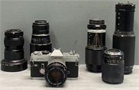 Canon FTb Camera & Lens Lot
