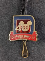 Walt Disney World 40th Anniversary Medallion With