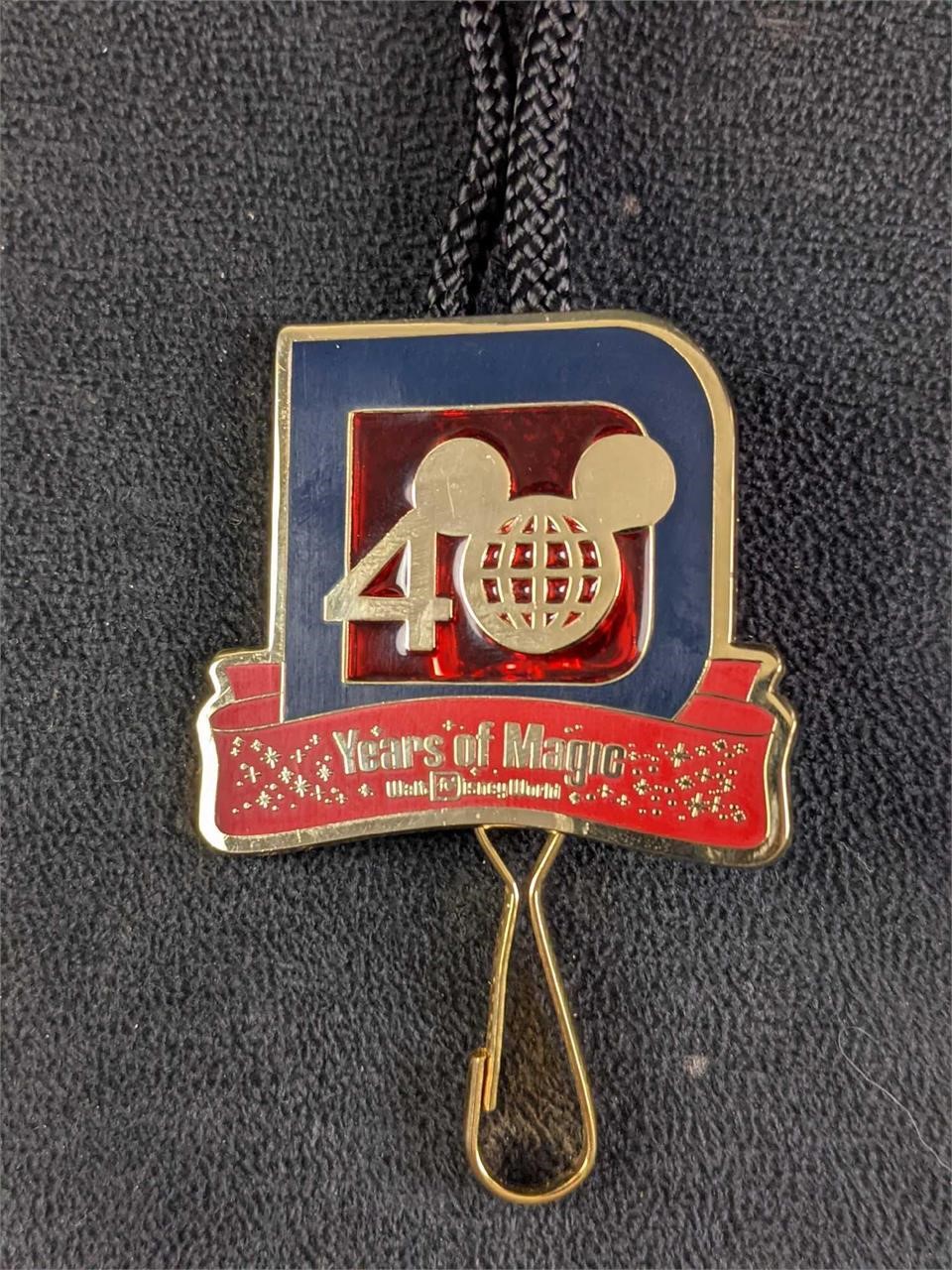 Walt Disney World 40th Anniversary Medallion With