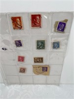 Vtg. Collection of WWII German Adolf Hitler Stamps