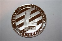 Silver Plate 2013, 25 Litecoins Commemorative Coin