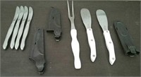 Box-4 Cutco Flatware Knives, Meat Fork,2