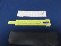 Pickett 160 Slide Rule with Cover