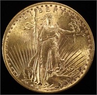 1914-S $20 GOLD SAINT GAUDENS BU