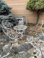 Kids metal patio set