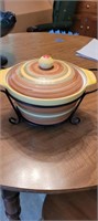 Temptations Bowl with lid and stand