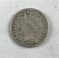 1883 Liberty V Nickel, Nice Quality