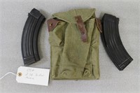 2 SKS 30 ROUND MAGAZINES WITH MAG POUCH