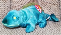 Iggy (correct fabric) the Iguana - TY Beanie Baby