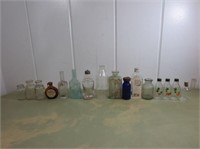Vintage Glass Bottles - A