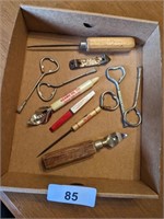 Vintage Advertising Openers, Ice Pick & Other