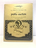 Sunday May 3,1979 David Weisz Co. Auction catalog
