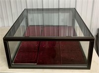countertop glass showcase