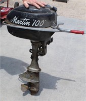 Vintage Martin "100" Boat Motor