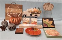 Fall Wood Signs, Trucks and Decorative Items