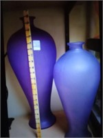 Nice purple glass vases