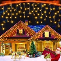 XURISEN 66ft Christmas Lights Decorations Outdoor,