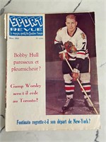 Bobby Hull Sport Revue Magazine Mar.1963 (French)