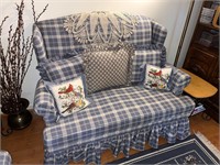 Country Manor Upholstered Settee