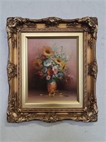 (15" x 13") Flower Pot Painting