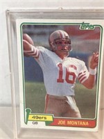 RARE Original 1981 Topps Joe Montana Rookie Card